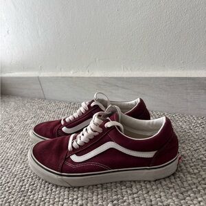 Maroon Old Skool Vans